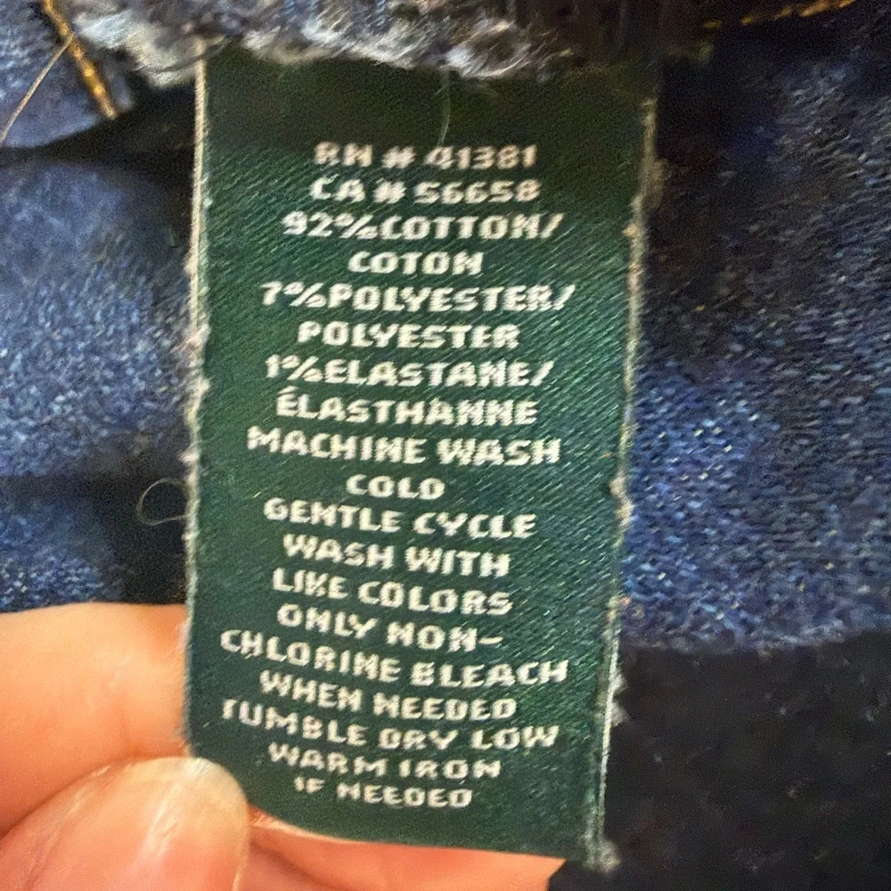 Ralph Lauren LRL Women's Size 6 Modern Straight Curvy Denim Blue Jeans - Picture 7 of 9